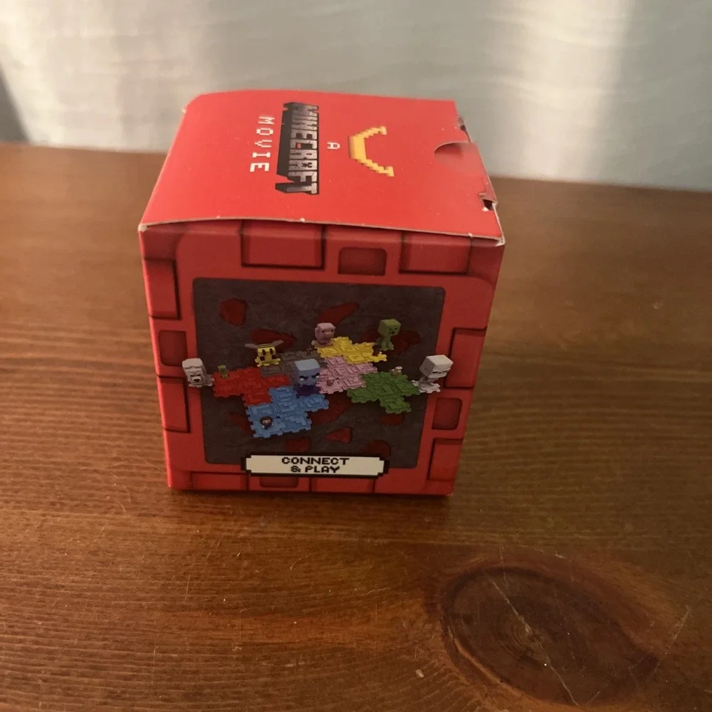 2025 McDonald's Minecraft‎ Happy Meal Toy #9 Redstone Block & Creeper